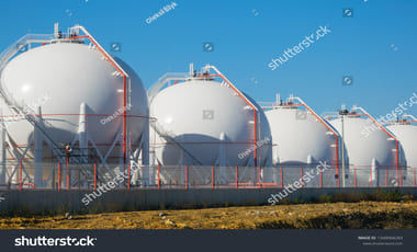 LNG Storage Tanks Image
