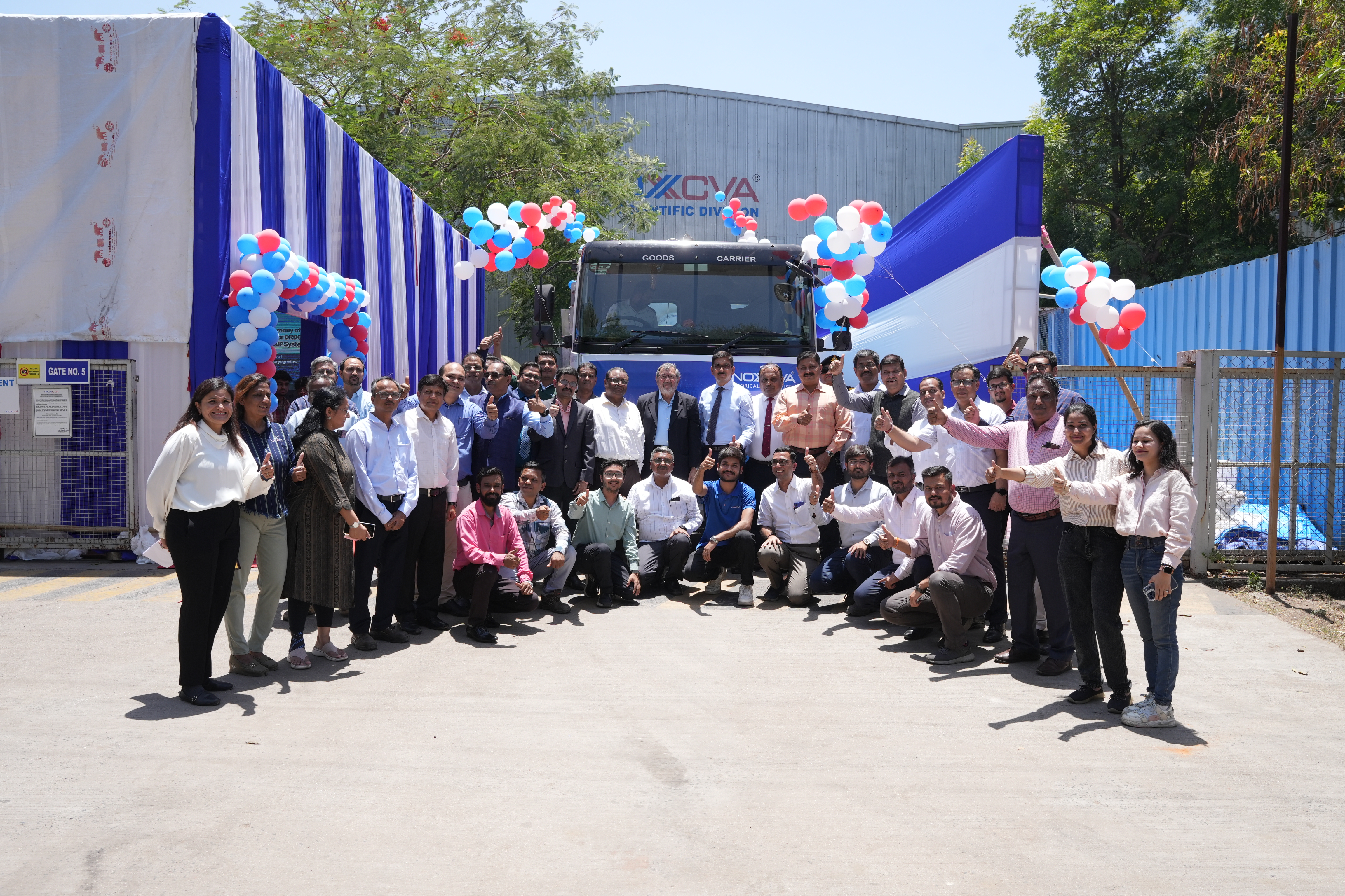 Simulated LOX Module for India’s Indigenous AIP System flagged-off from INOXCVA facility for Factory Acceptance Tests