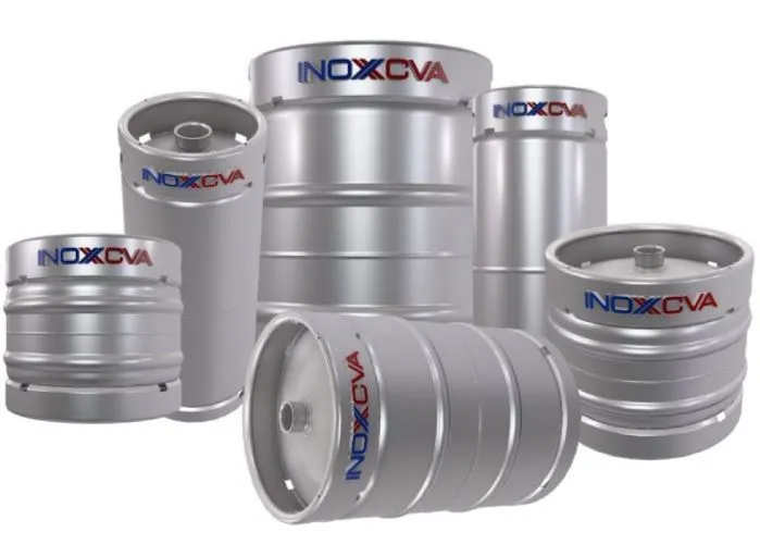 Wide range of INOXCVA'S Kegs in display
