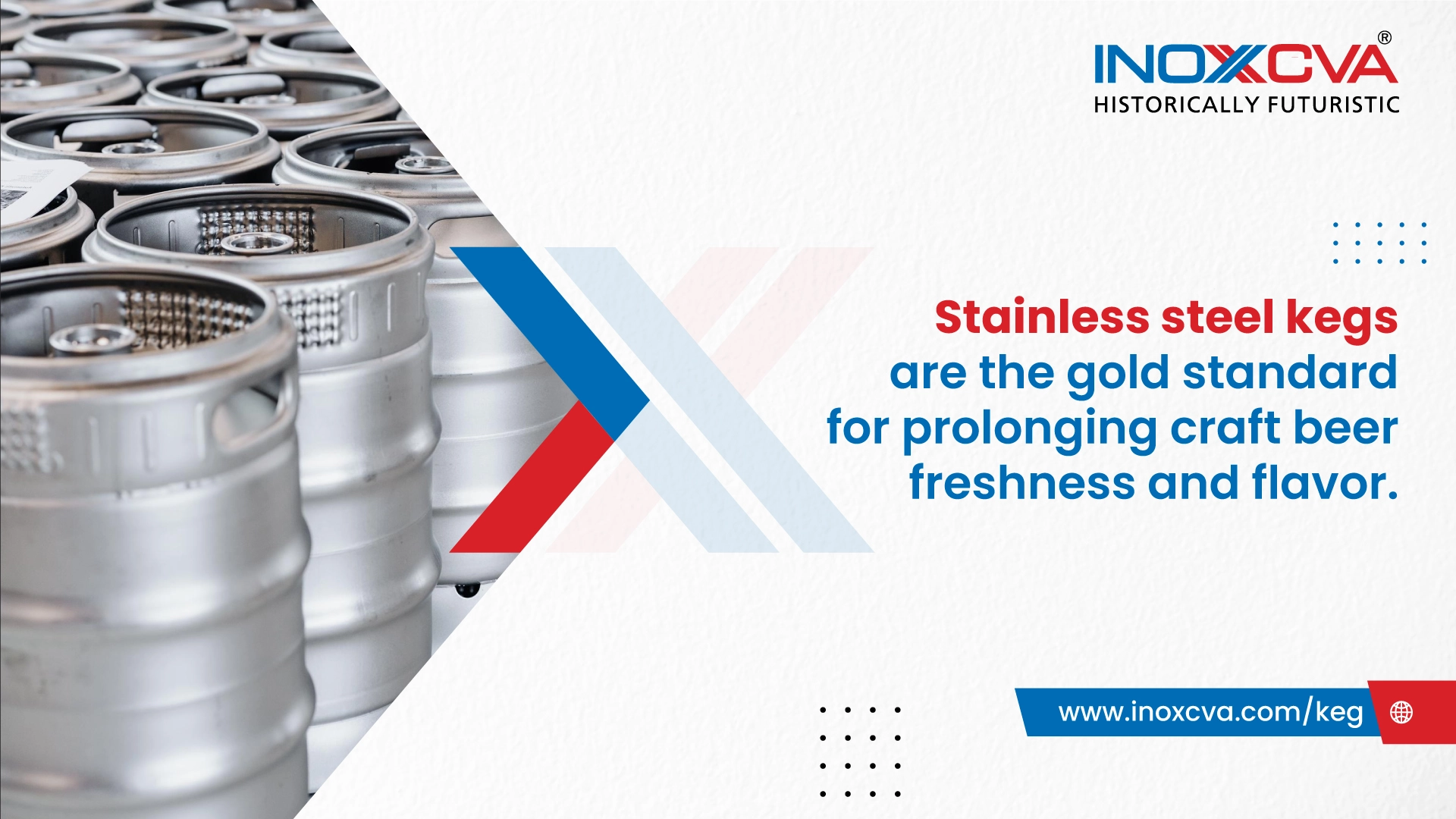  Stainless steel kegs are the gold standard for prolonging craft beer freshness and flavor.
 
