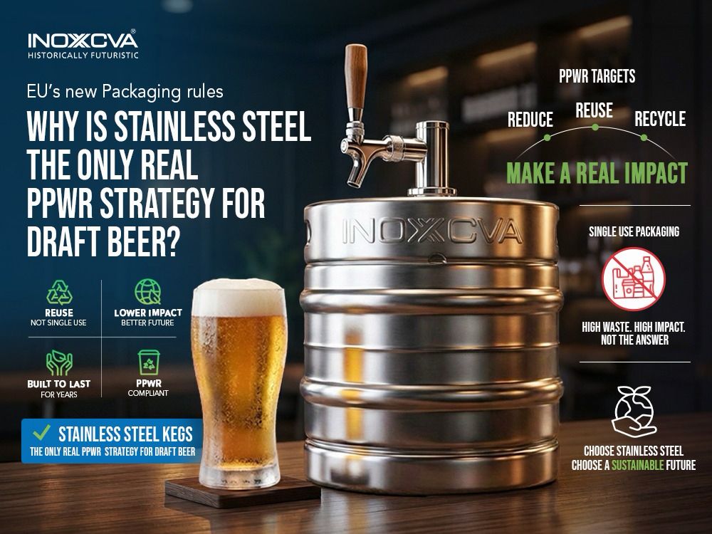 EU's New Packaging Rules: Why is Stainless Steel the Only Real PPWR Strategy for Draft Beer?
